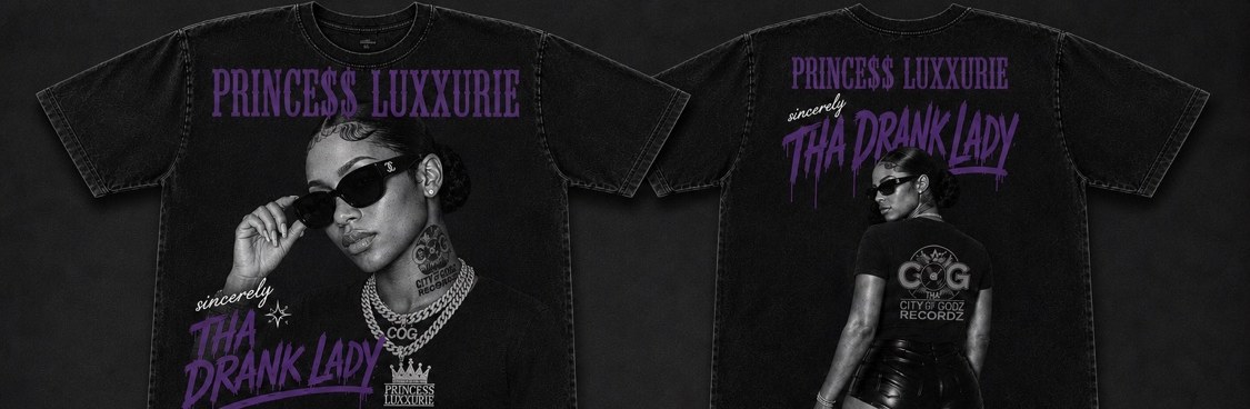 Tha Drank Lady Tee — front and back
