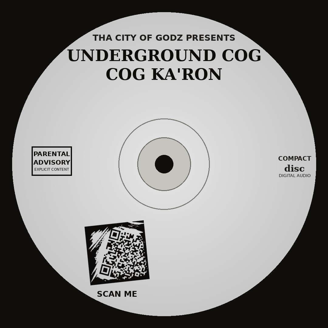 UGG Collectors Edition CD — the disc, QR printed on it
