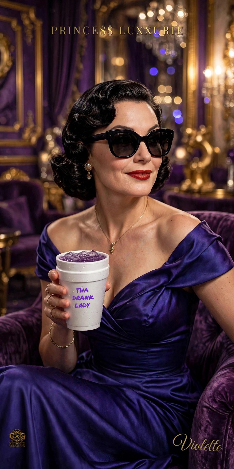 Violette Art Canvas — Princess of Luxury Collection